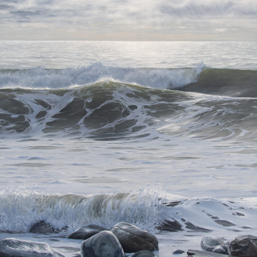 Wave washed
