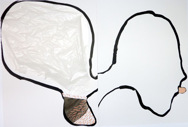 Untitled Floating Body with Salmon Feet
